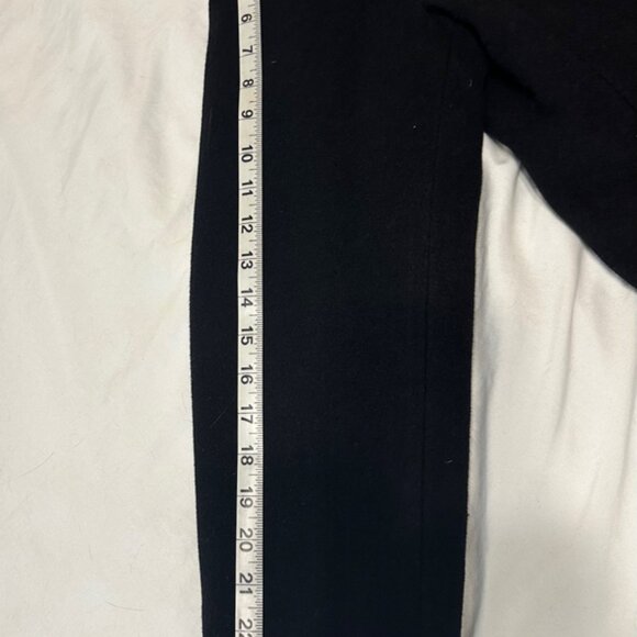 Kenneth Cole Reaction Wool Blend Size L Black Pea Coat Dry Clean - Picture 7 of 10